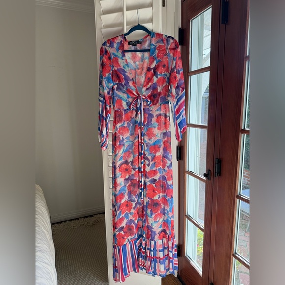 PatBO Violet Tie-Front Robe - Picture 3 of 3